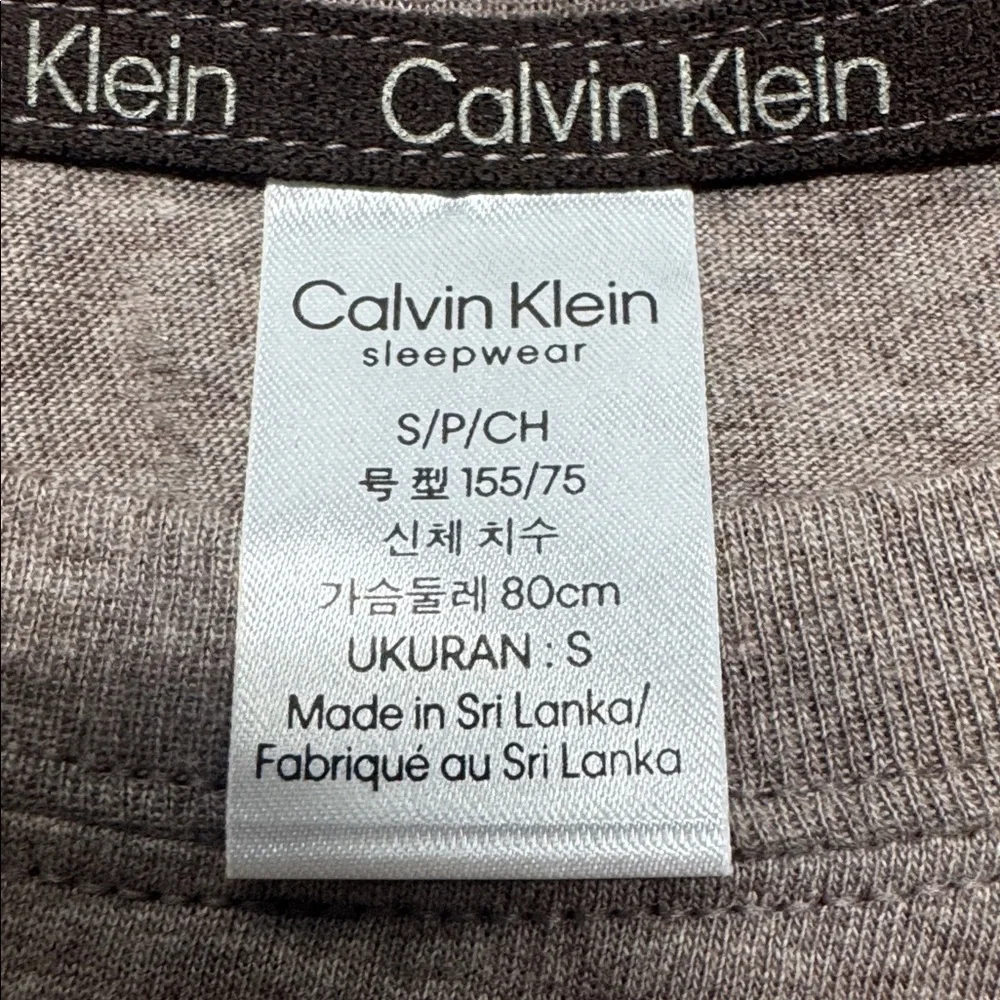Calvin Klein Pajama Top Long Sleeve Form to Body Fit - Picture 8 of 10